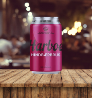 Harboe - Hindbærbrus - 330 ml